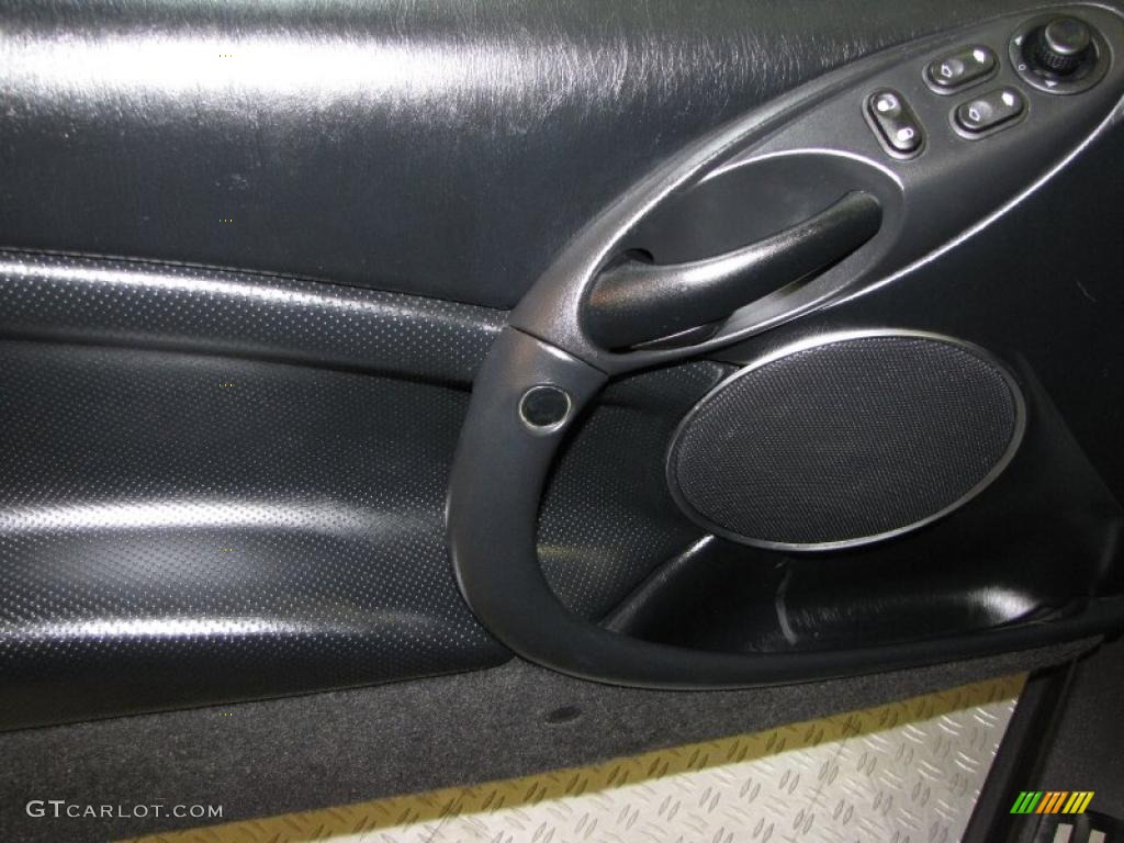2001 Cougar V6 - Dark Shadow Grey Metallic / Midnight Black photo #16