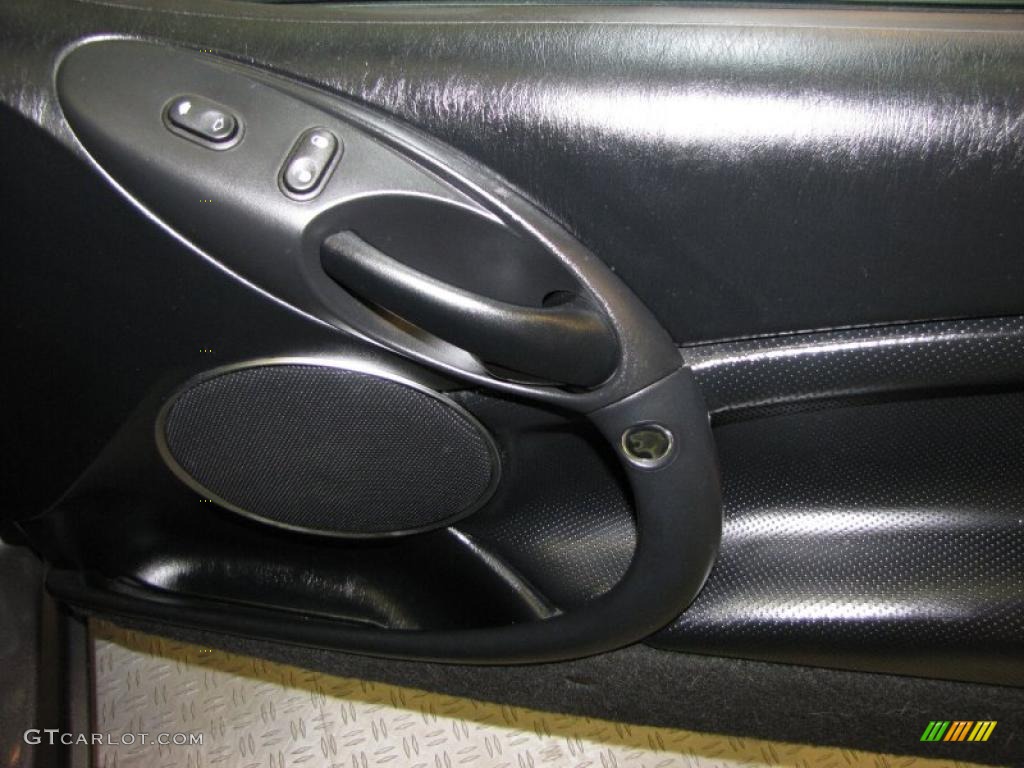2001 Cougar V6 - Dark Shadow Grey Metallic / Midnight Black photo #17