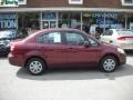 2008 Cherry Red Metallic Suzuki SX4 Sedan  photo #2