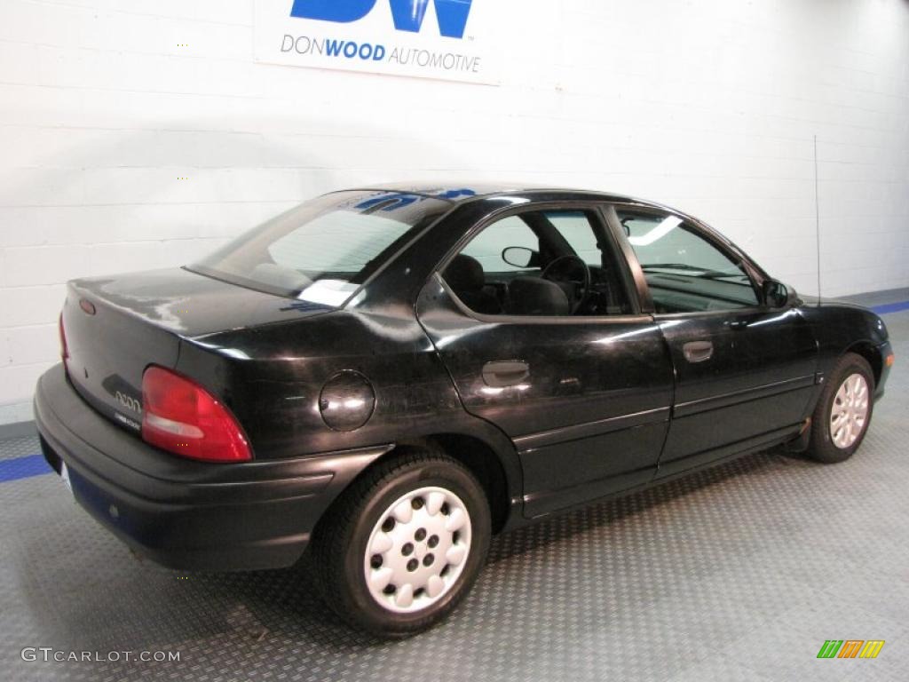 1999 Neon Highline Sedan - Black / Agate photo #4
