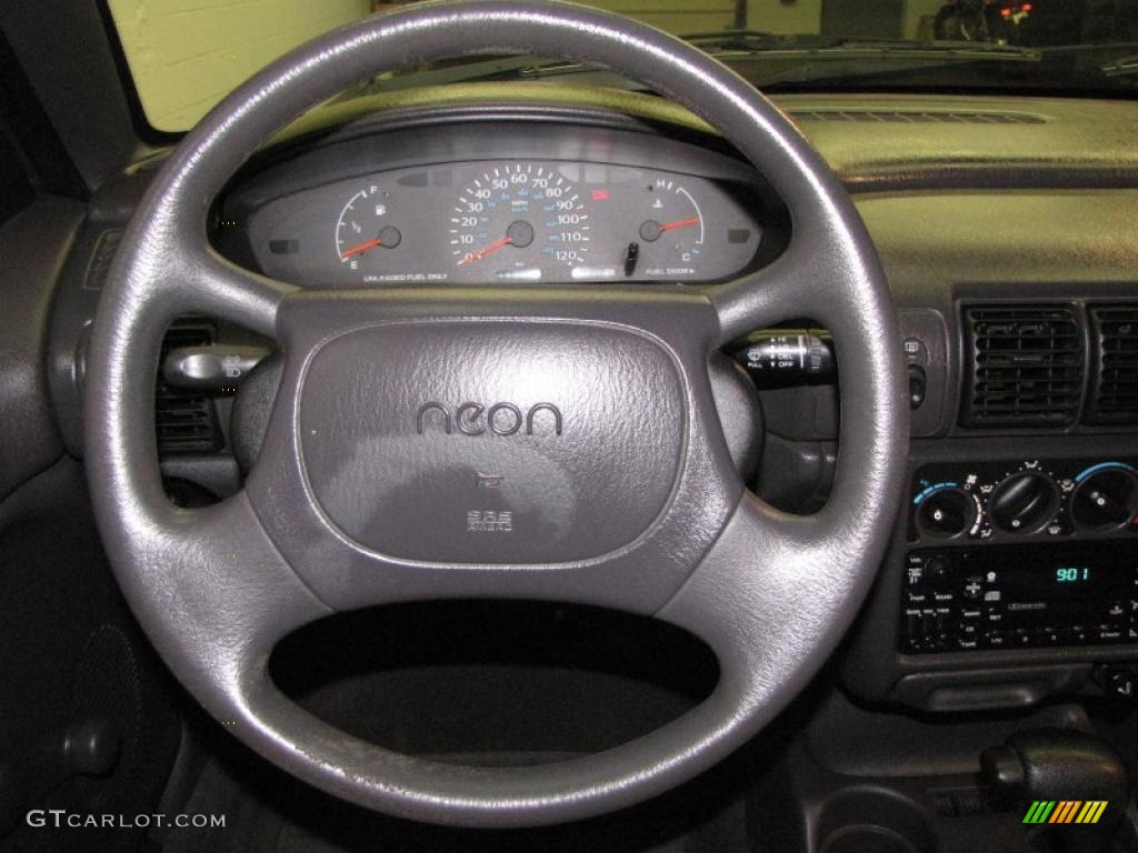 1999 Neon Highline Sedan - Black / Agate photo #15