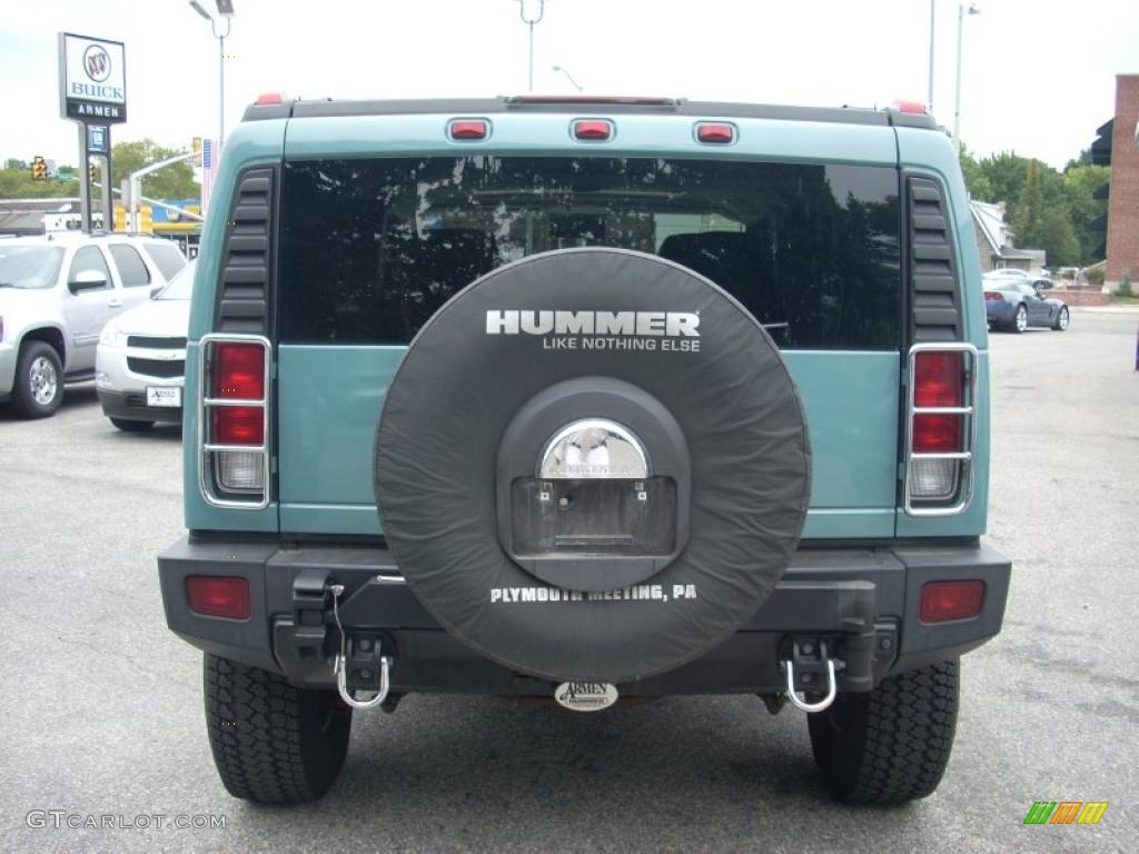 2007 H2 SUV - Glacier Blue Metallic / Ebony Black photo #5