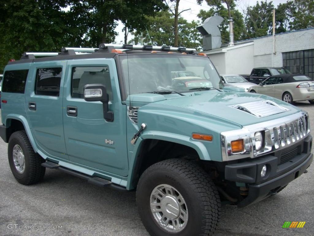 2007 H2 SUV - Glacier Blue Metallic / Ebony Black photo #8