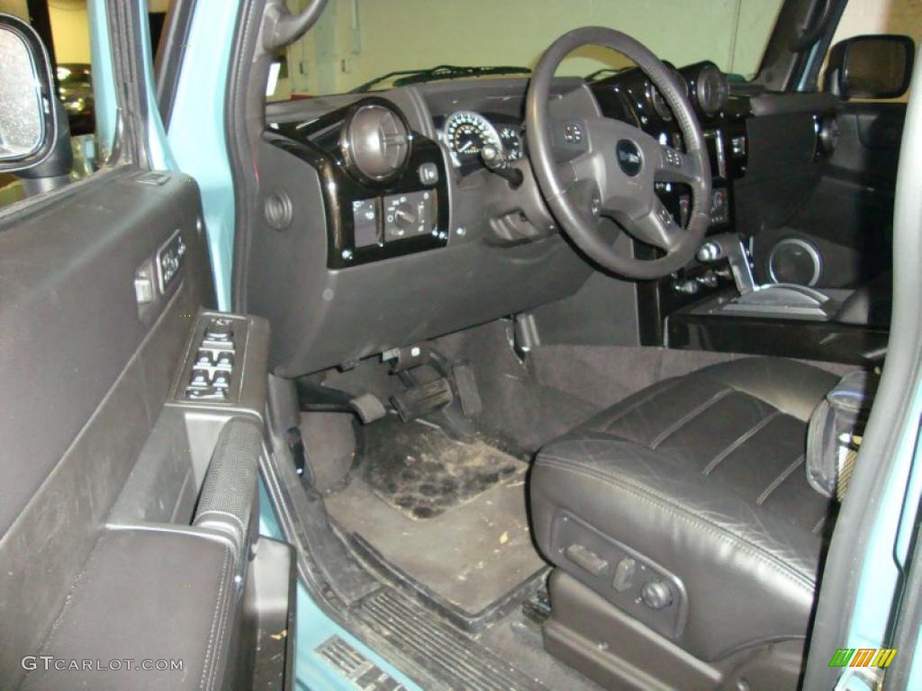 2007 H2 SUV - Glacier Blue Metallic / Ebony Black photo #34