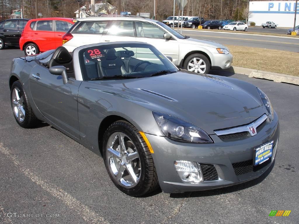 2008 Sky Red Line Roadster - Techno Gray / Black photo #2