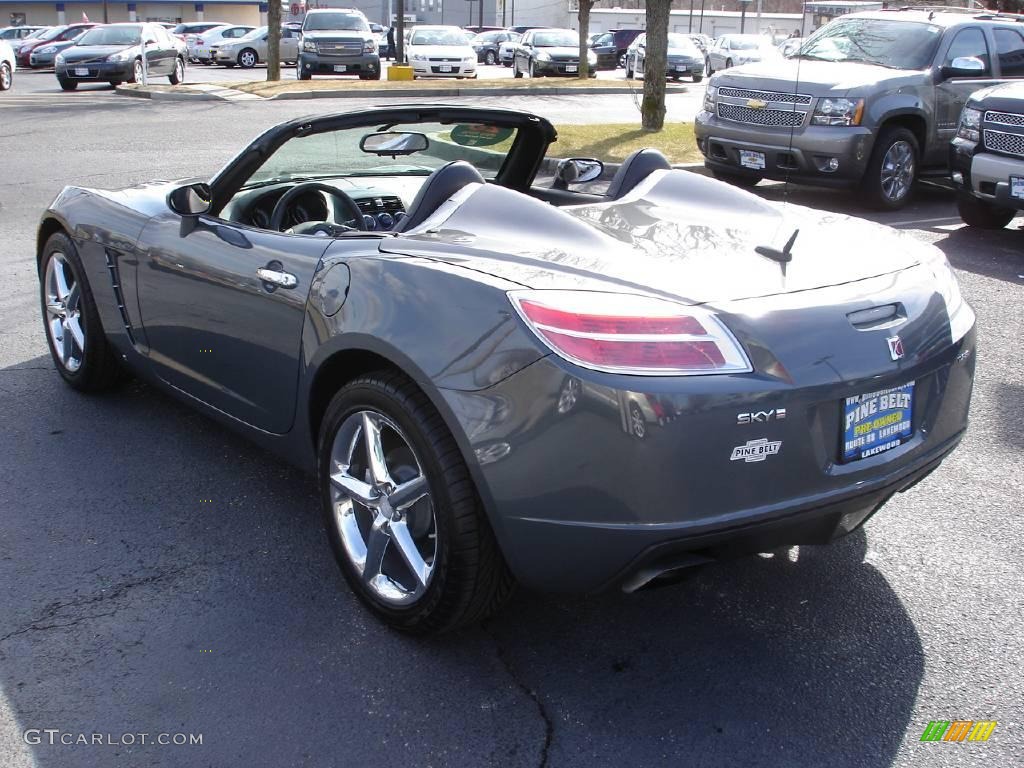 2008 Sky Red Line Roadster - Techno Gray / Black photo #5