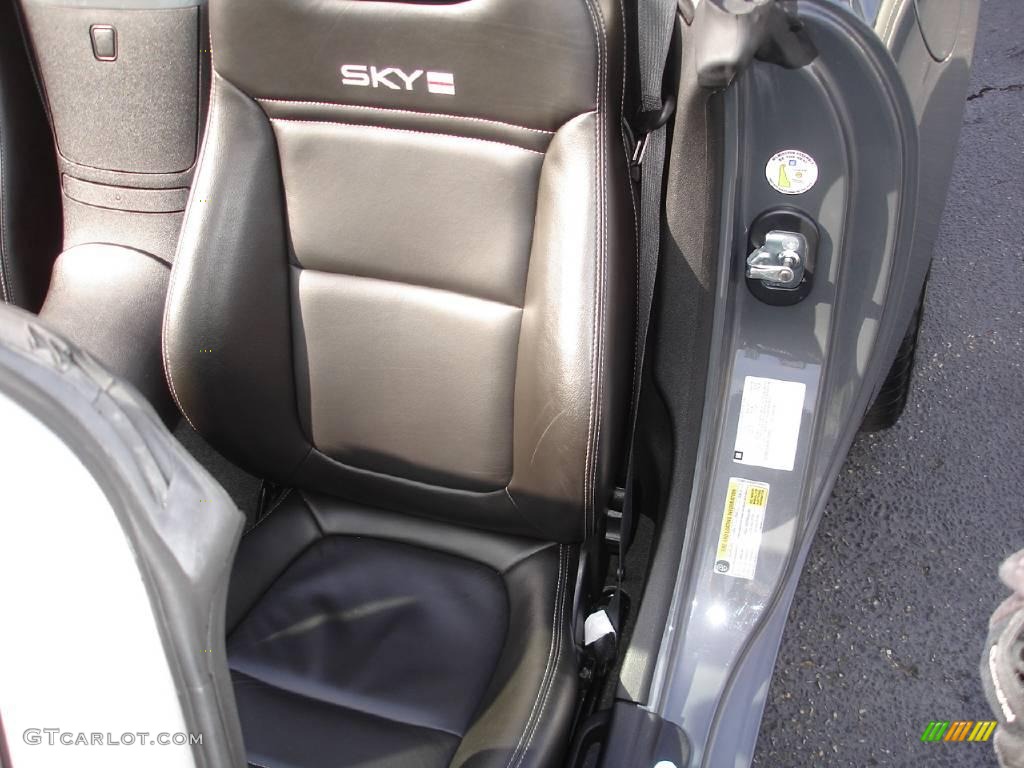 2008 Sky Red Line Roadster - Techno Gray / Black photo #9