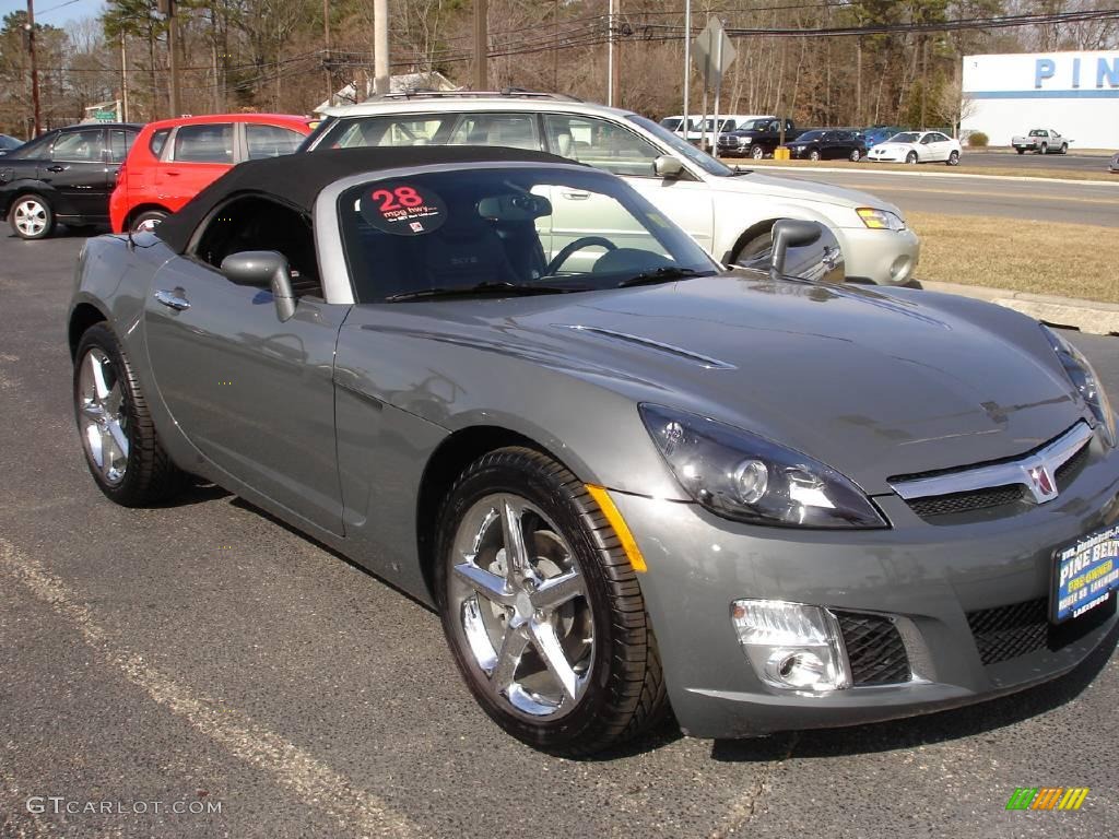 2008 Sky Red Line Roadster - Techno Gray / Black photo #16
