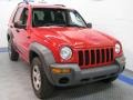 2002 Flame Red Jeep Liberty Sport 4x4  photo #1