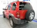 2002 Flame Red Jeep Liberty Sport 4x4  photo #3