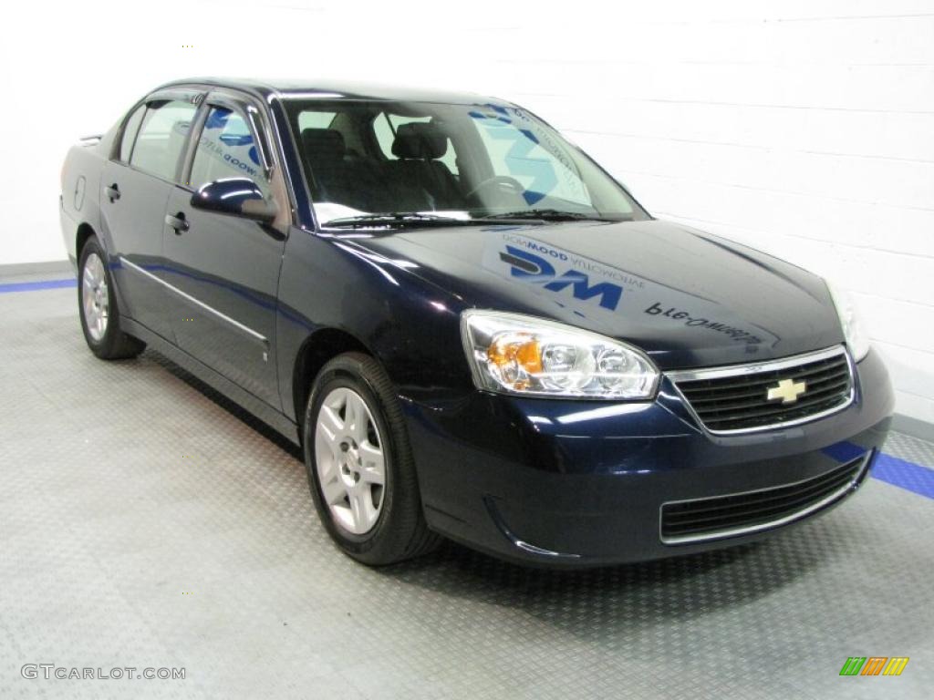 2006 Malibu LT V6 Sedan - Dark Blue Metallic / Titanium Gray photo #1