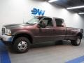2003 Dark Shadow Grey Metallic Ford F350 Super Duty XLT Crew Cab 4x4 Dually  photo #2