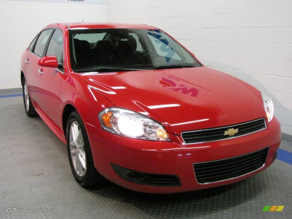 2009 Impala LTZ - Victory Red / Ebony photo #1