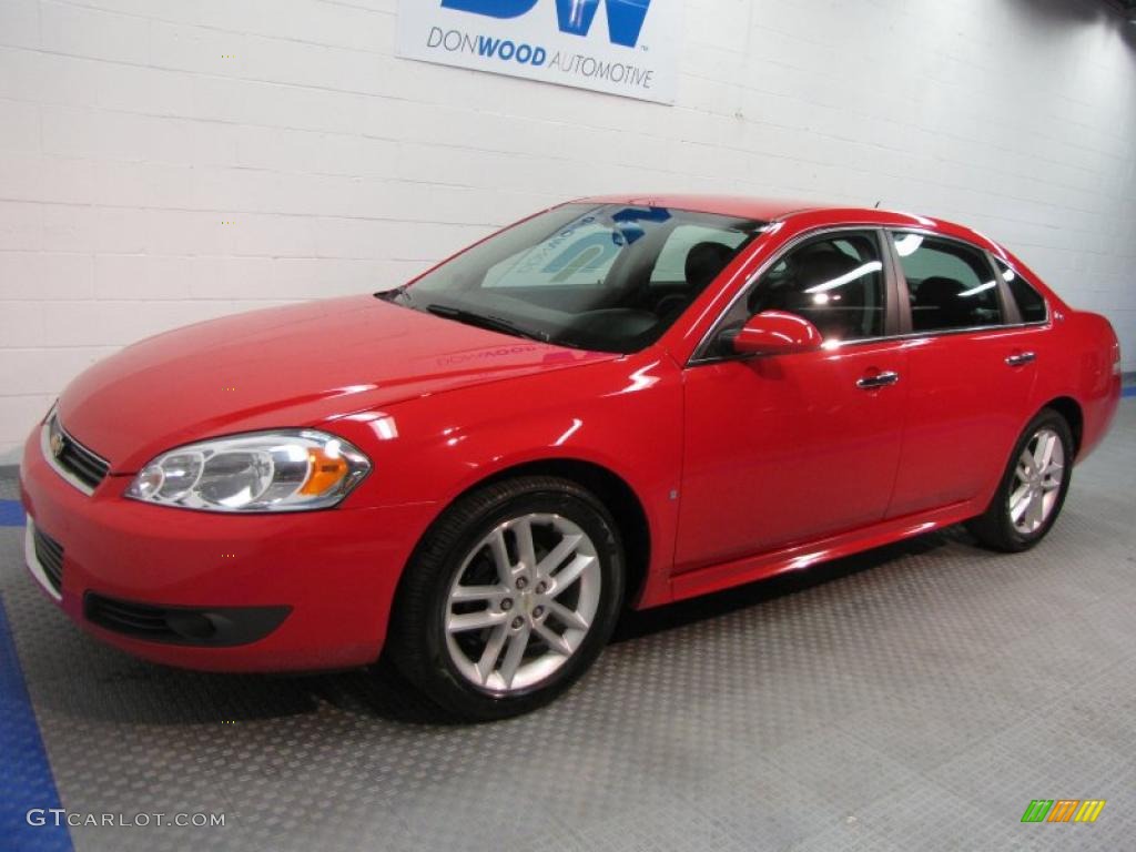 2009 Impala LTZ - Victory Red / Ebony photo #2