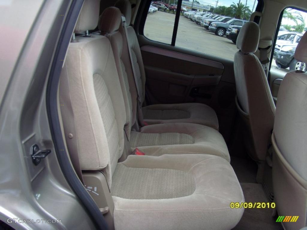 2004 Explorer XLT - Mineral Grey Metallic / Medium Parchment photo #13