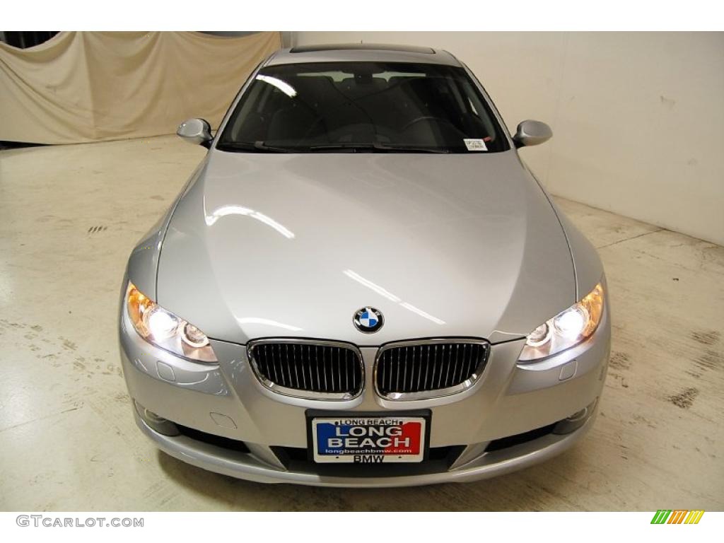 2009 3 Series 328i Coupe - Titanium Silver Metallic / Black photo #5