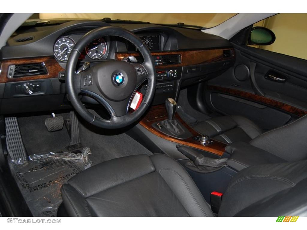 2009 3 Series 328i Coupe - Titanium Silver Metallic / Black photo #17