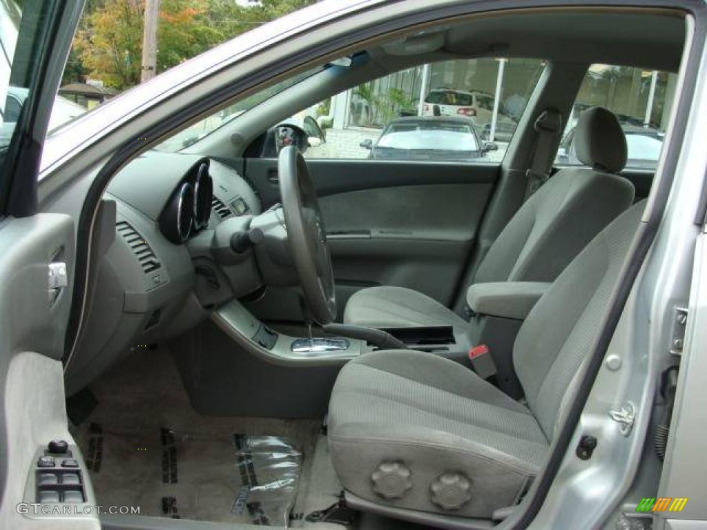 2005 Altima 2.5 S - Sheer Silver Metallic / Frost Gray photo #7