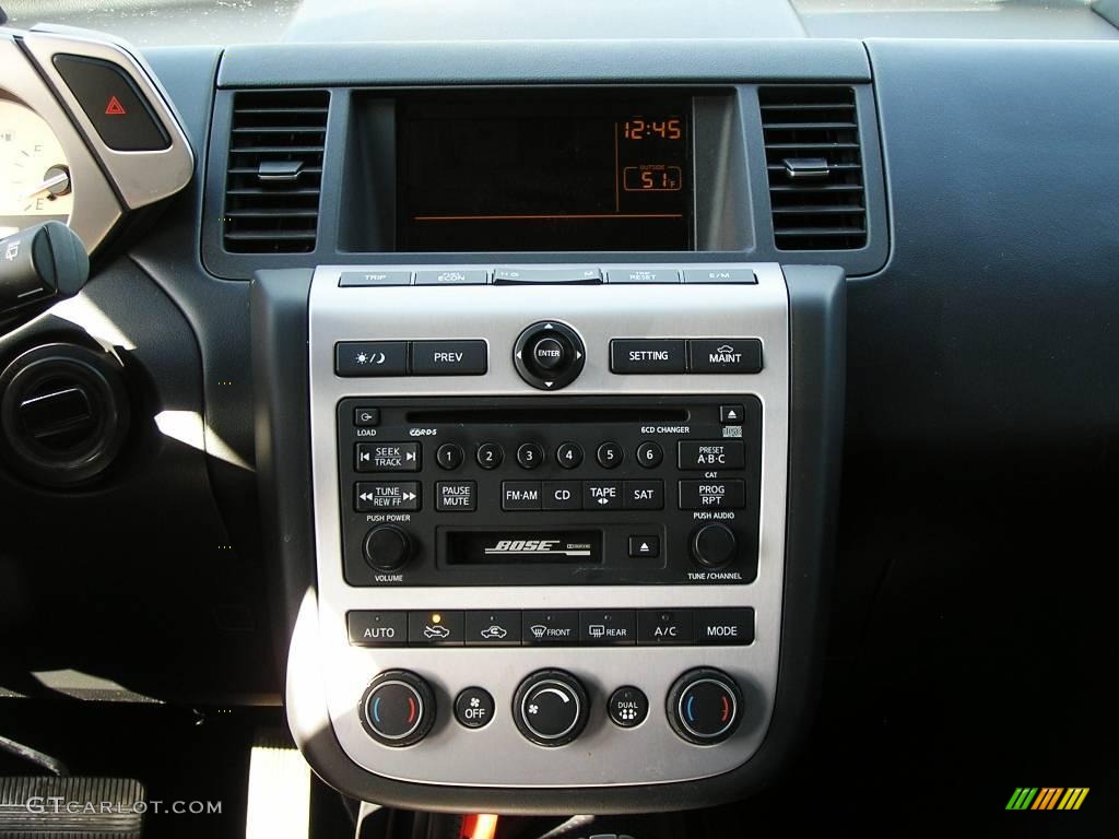 2005 Murano SL AWD - Platinum Metallic / Charcoal photo #10