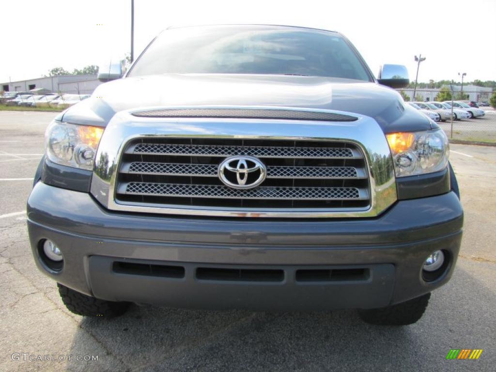 2007 Tundra Limited CrewMax - Slate Metallic / Red Rock photo #2