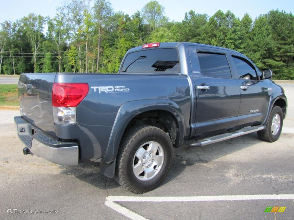 2007 Tundra Limited CrewMax - Slate Metallic / Red Rock photo #7