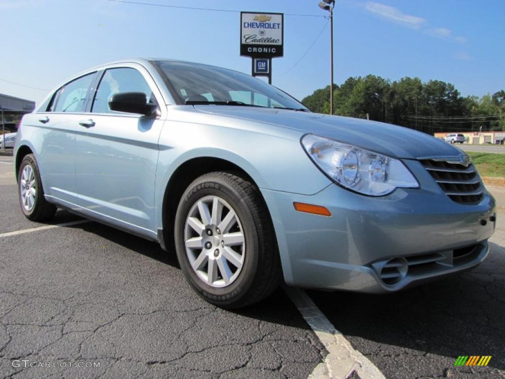 2009 Sebring LX Sedan - Clearwater Blue Pearl / Dark Slate Gray photo #1