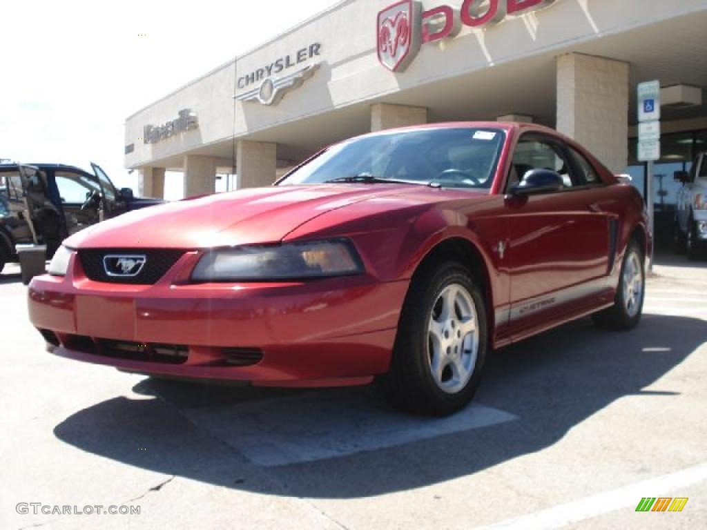 2003 Mustang V6 Coupe - Redfire Metallic / Medium Graphite photo #7