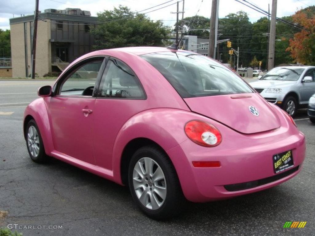 2010 New Beetle 2.5 Coupe - Pink / Black photo #5