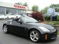 2008 Magnetic Black Nissan 350Z Enthusiast Roadster  photo #1