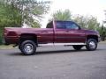 2000 Dark Garnet Red Pearl Dodge Ram 3500 SLT Extended Cab 4x4 Dually  photo #20