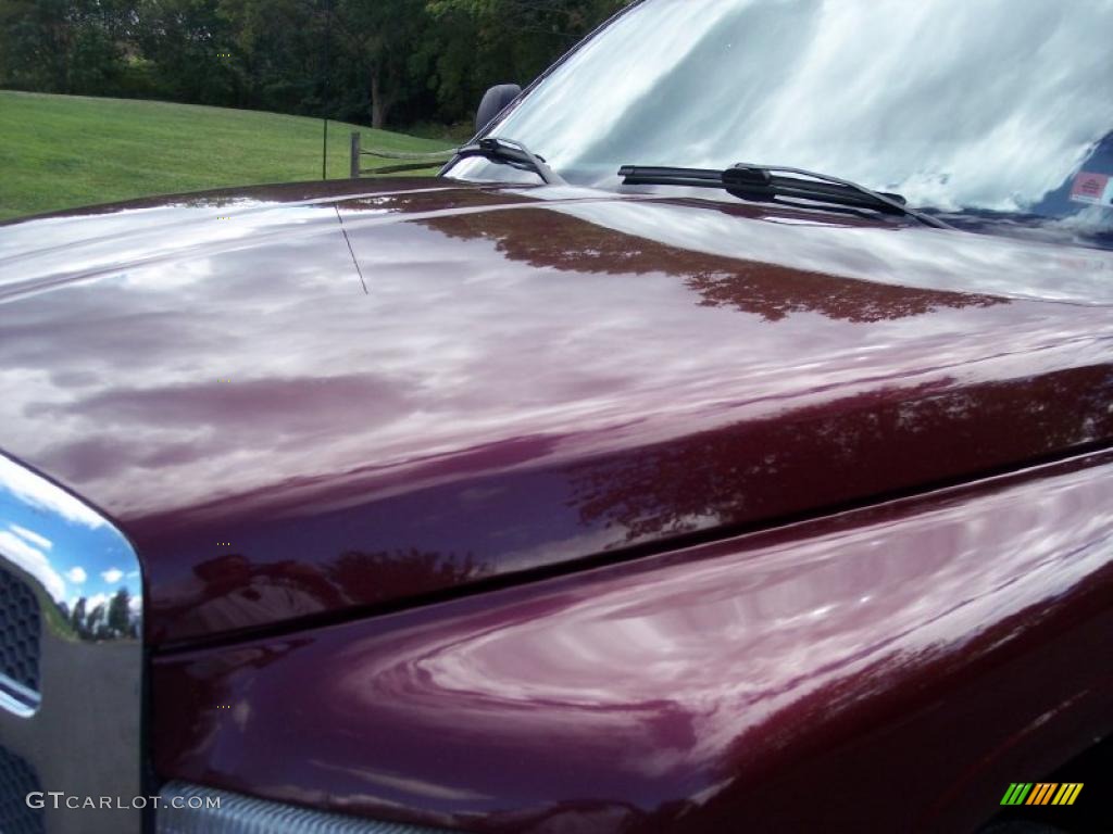 2000 Ram 3500 SLT Extended Cab 4x4 Dually - Dark Garnet Red Pearl / Mist Gray photo #24