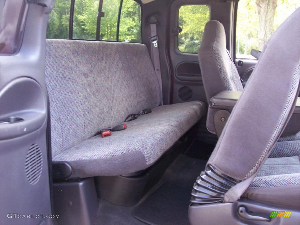 2000 Ram 3500 SLT Extended Cab 4x4 Dually - Dark Garnet Red Pearl / Mist Gray photo #45
