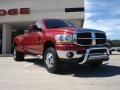 2006 Inferno Red Crystal Pearl Dodge Ram 3500 SLT Quad Cab 4x4 Dually  photo #1