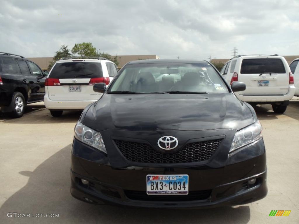 2007 Camry SE V6 - Black / Ash photo #2