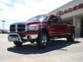 2006 Inferno Red Crystal Pearl Dodge Ram 3500 SLT Quad Cab 4x4 Dually  photo #7