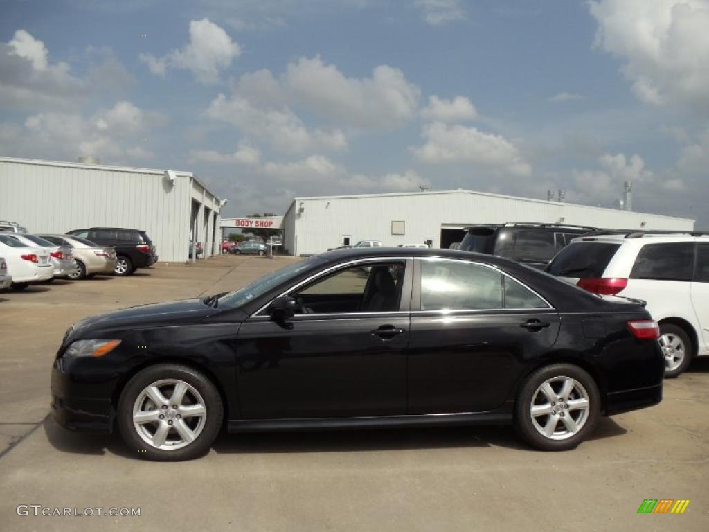 2007 Camry SE V6 - Black / Ash photo #3