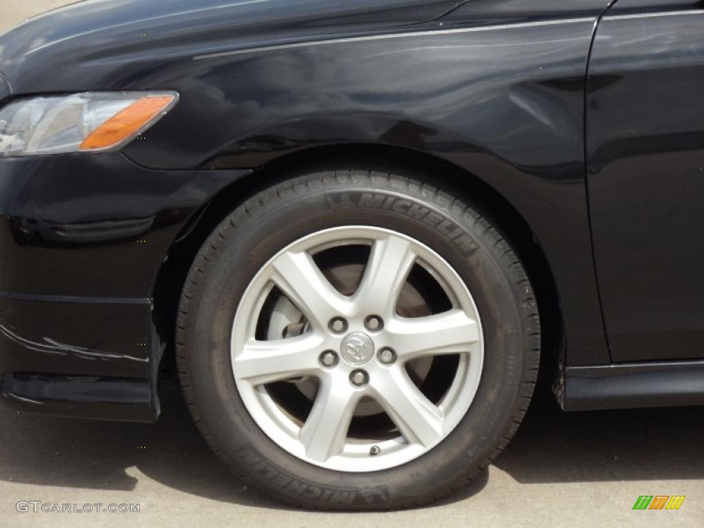 2007 Camry SE V6 - Black / Ash photo #4