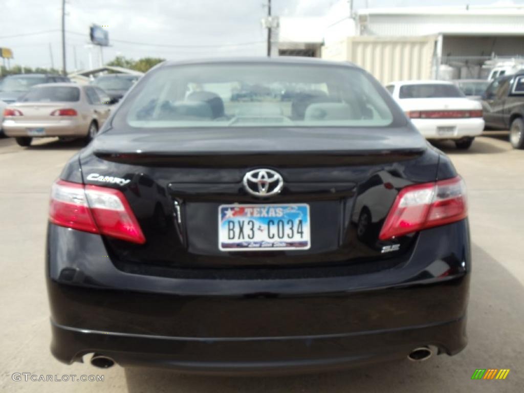 2007 Camry SE V6 - Black / Ash photo #5