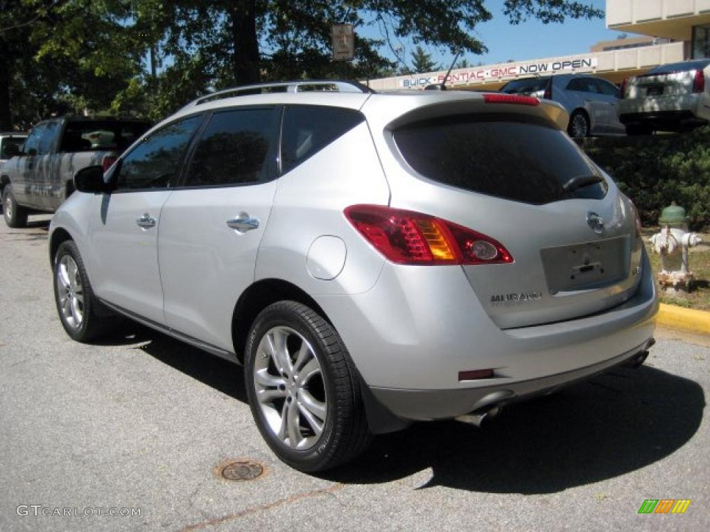 2009 Murano LE AWD - Brilliant Silver Metallic / Black photo #2