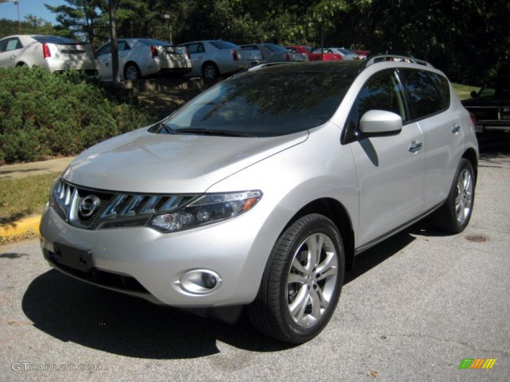 2009 Murano LE AWD - Brilliant Silver Metallic / Black photo #8