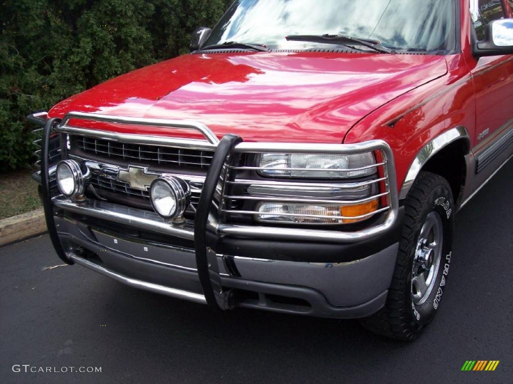 1999 Silverado 1500 LS Extended Cab 4x4 - Victory Red / Graphite photo #11
