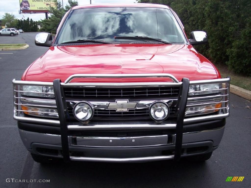 1999 Silverado 1500 LS Extended Cab 4x4 - Victory Red / Graphite photo #32