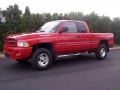 1999 Flame Red Dodge Ram 1500 Sport Extended Cab 4x4  photo #1