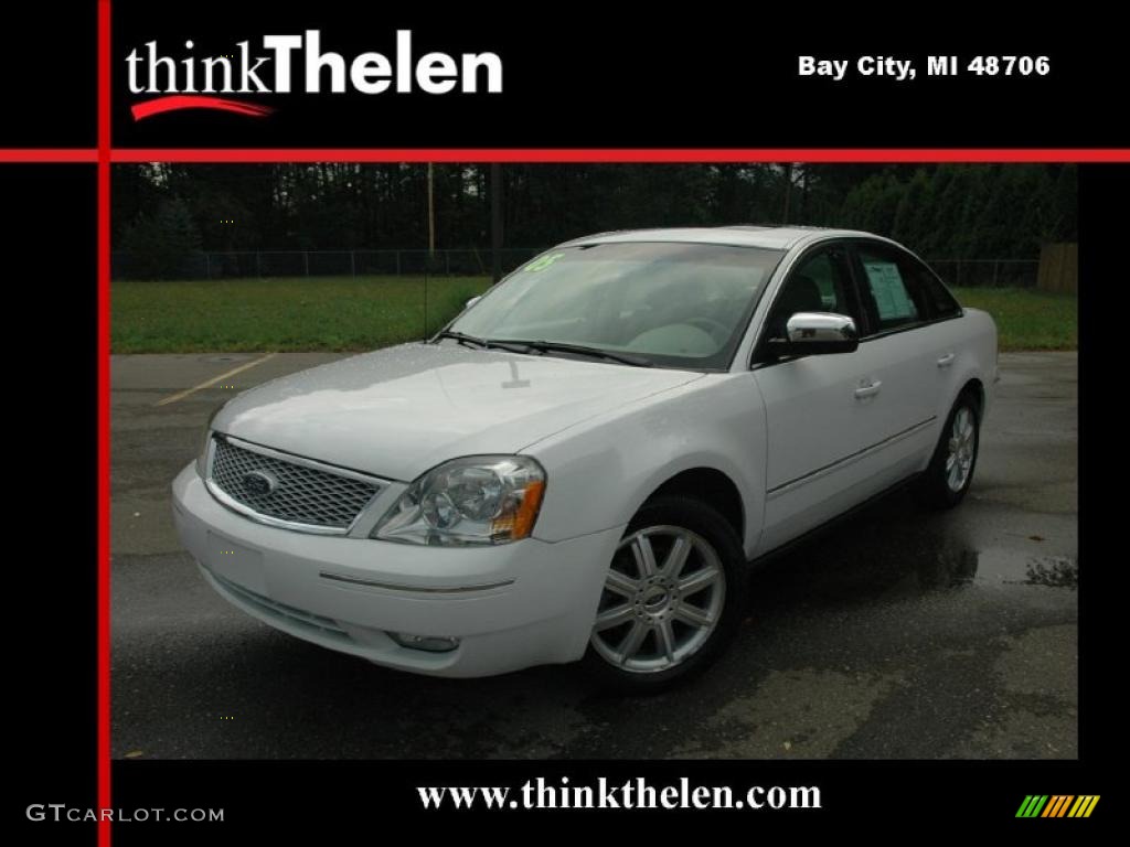 2005 Five Hundred Limited AWD - Oxford White / Pebble Beige photo #1