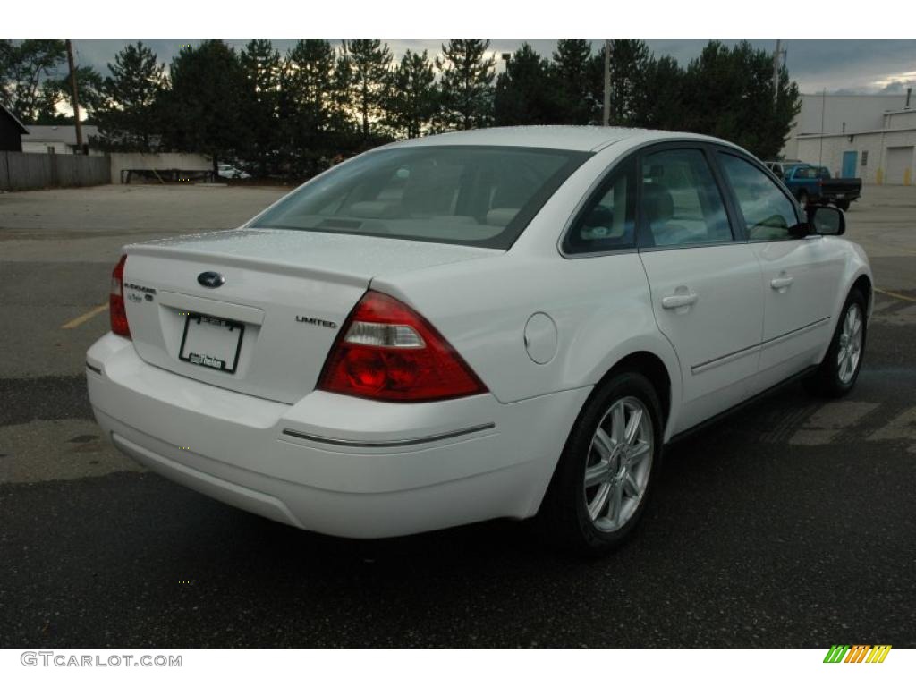 2005 Five Hundred Limited AWD - Oxford White / Pebble Beige photo #6