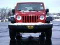 2009 Flame Red Jeep Wrangler X 4x4  photo #2