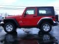 Flame Red - Wrangler X 4x4 Photo No. 3