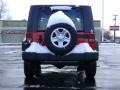 2009 Flame Red Jeep Wrangler X 4x4  photo #5