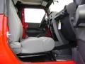 2009 Flame Red Jeep Wrangler X 4x4  photo #8