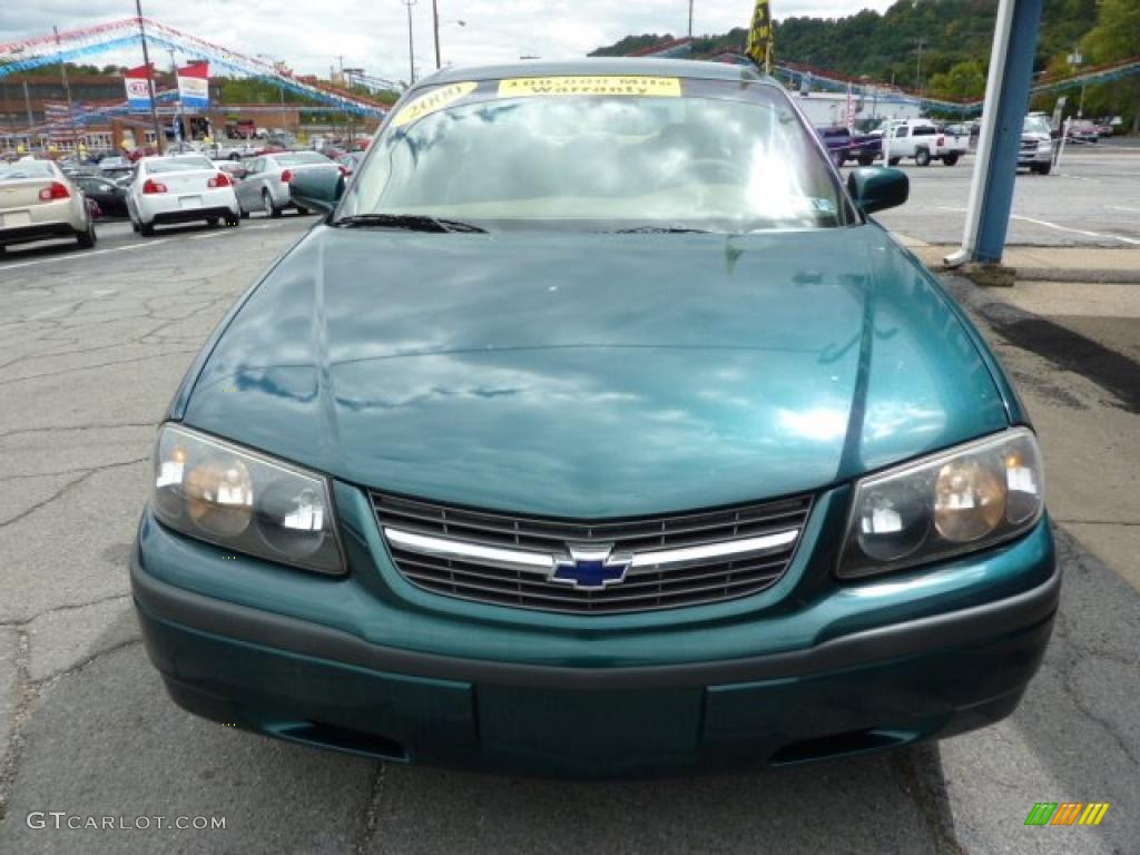 2000 Impala  - Dark Jade Green Metallic / Light Oak photo #4